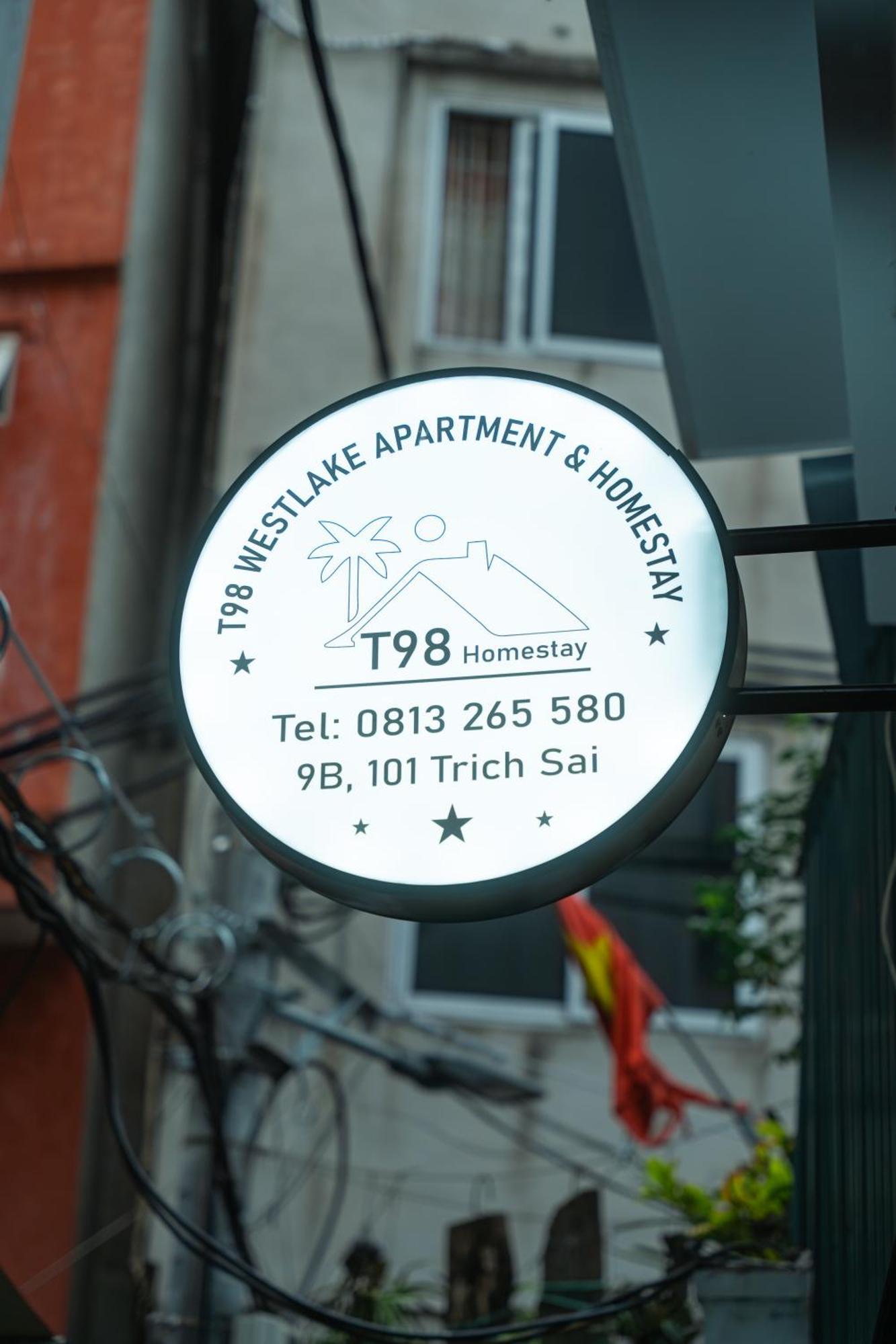 T98 Westlake Trich Sai - Tay Ho Center Lake View Studio 하노이 외부 사진