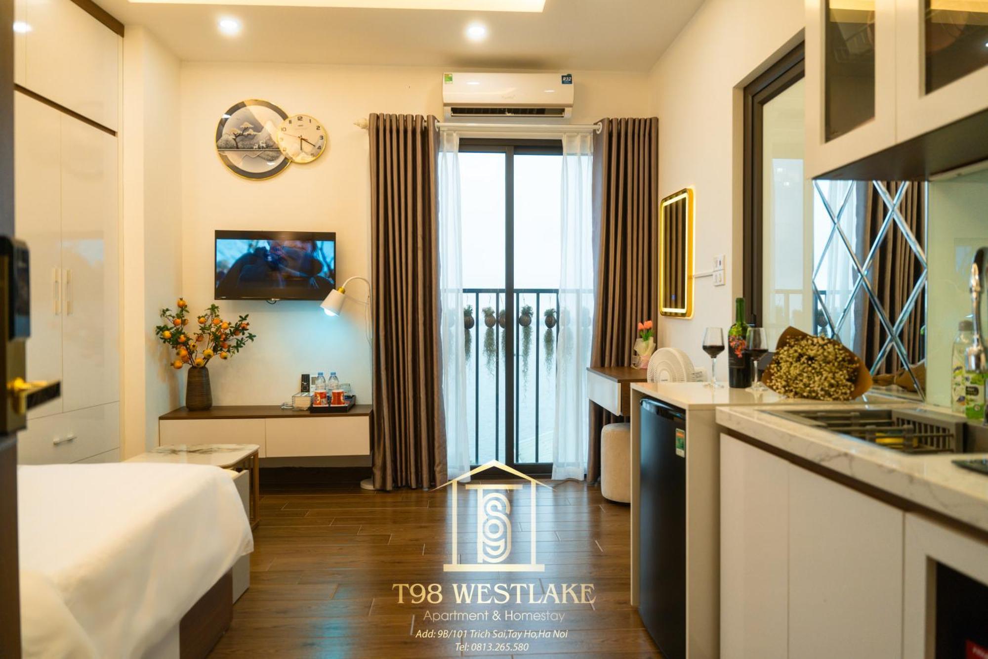 T98 Westlake Trich Sai - Tay Ho Center Lake View Studio 하노이 외부 사진